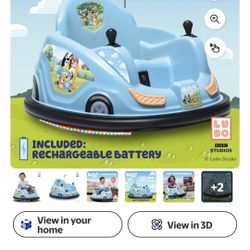 BLUEY BUMPER CAR AIR RIDE