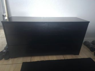 Black 6 drawer dresser