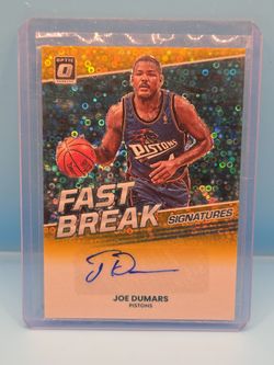 2022-23 Donruss Optic - Joe Dumars - Fast Break Signatures Gold Auto Pistons /10