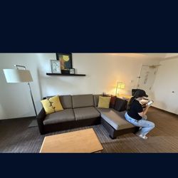 Sofa Sleeper Couch With Chaies Loung 