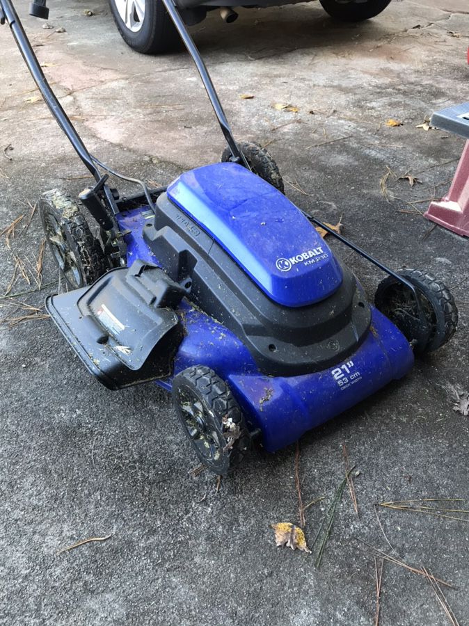Kobalt electric corded lawn mower