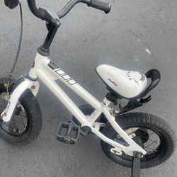 RoyalBaby Kids White Bike Boys Girls Freestyle 16” BMX Bicycle  