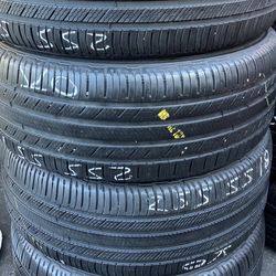 4 Llantas Usadas Michelin Premier 255/55/18 $250 Las 4