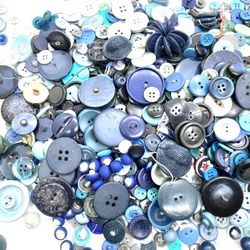 Lot Of Blue Buttons With Matches