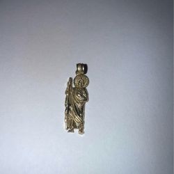 10k gold saint jude pendent