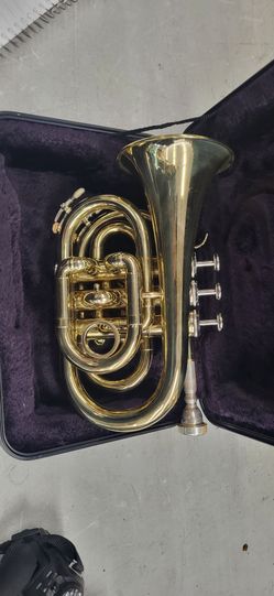 Piccolo Trumpet in case