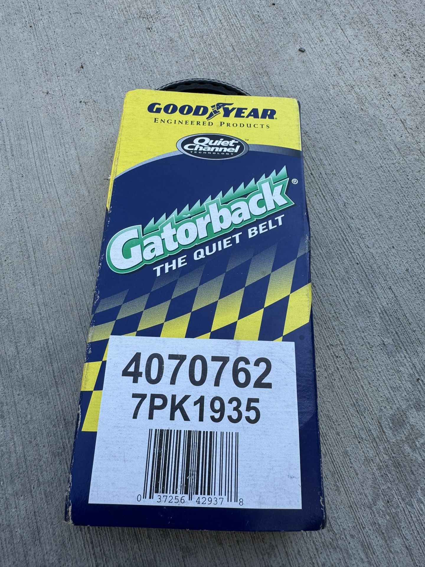 Serpentine Belt Goodyear Gatorback (contact info removed) 7PK1935