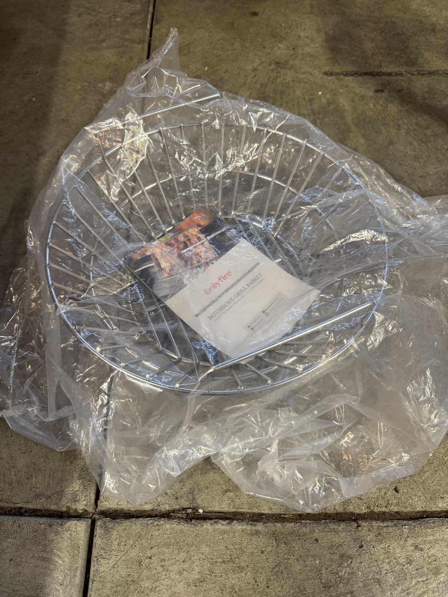NEW Charcoal Ash Grill Basket for Large BGE, Kamado Joe Classic, Pit Boss, etc