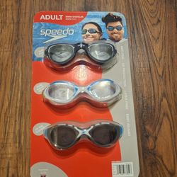 3 Pack Speedo Goggles (New)