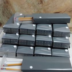 14 Plastic Pen and Pencil Cases