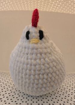 Handmade Crochet Chicken Amigurumi Plush