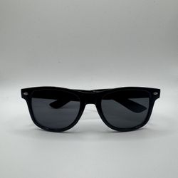 CLASSIC BLACK WAYFARER SUNGLASSES UNISEX RETRO STYLE UV400 LUXURY SHADES