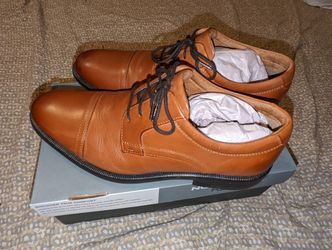 Nunn Bush Dixon Dress Shoes Cognac Like New