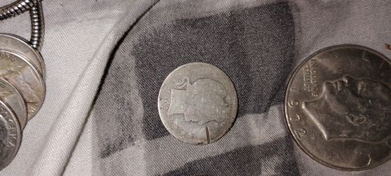 1901 Barber Quarter Silver With Error