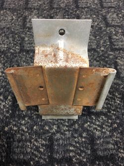 1960s Chevrolet Impala Pontiac Buick Windshield Washer Fluid ... 1959 1960 Chevy Impala etc Wiper Fluid Bottle Bracket OEM