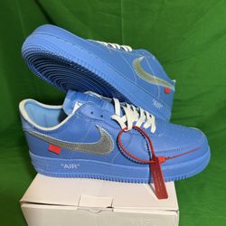 New! Nike Air Force 1 Low Off-White MCA “University Blue”