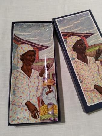 Virgilio Mendez Arte de Café Rectangular Platter