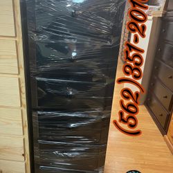 Black Dresser Laya Pinewood Chest Comoda Nueva 