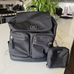 Dkny Black Backpack