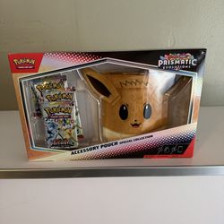 Pokemon Prismatic Evolutions Eevee Pouch Collection