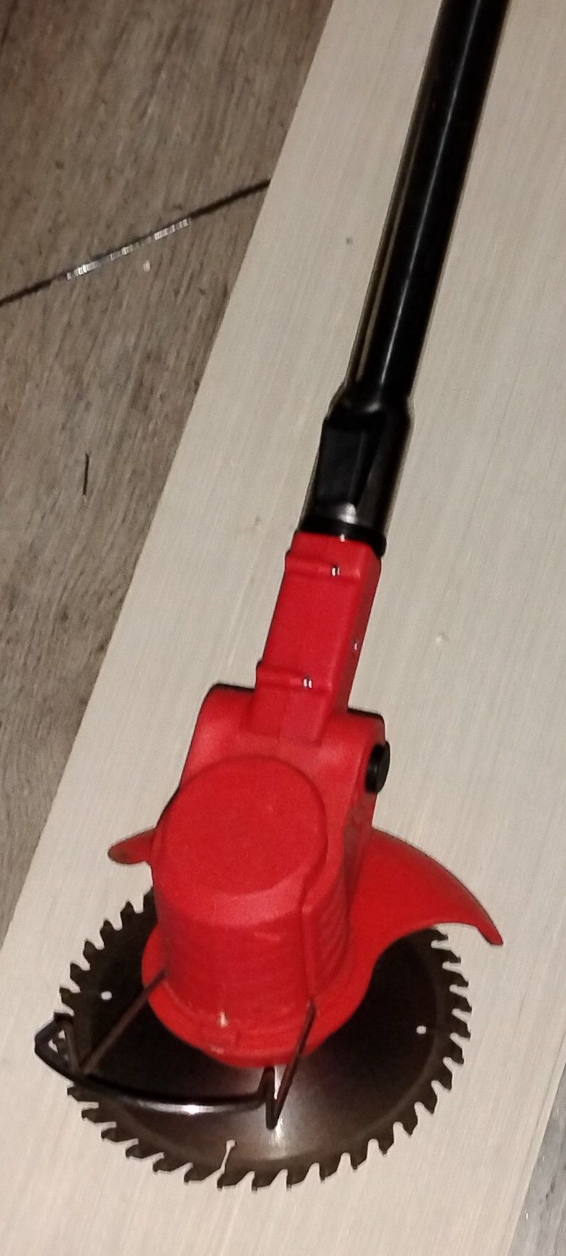 12V Cordless String Trimmer & Edger - 110V 600W Battery Powered Weed Wacker with 35.43"-47.24" Adjustable Length