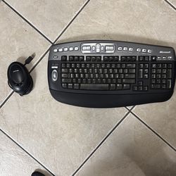 Vintage ergonomic Microsoft keyboard
