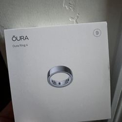 Oura Ring 4 Silver Size 9