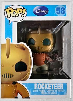 Funko Pop Disney #58 ROCKETEER 2013 VAULTED 4 Inch Vinyl  Figure "New" 🔥🔥🔥