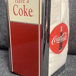 Vintage Flawless Rare Find Coca Cola Die Cast Diner Style Napkin Holder With Napkins 