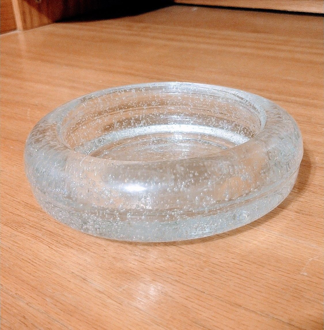 Vintage Bubble Glass Votive Tea Light Candle Holder