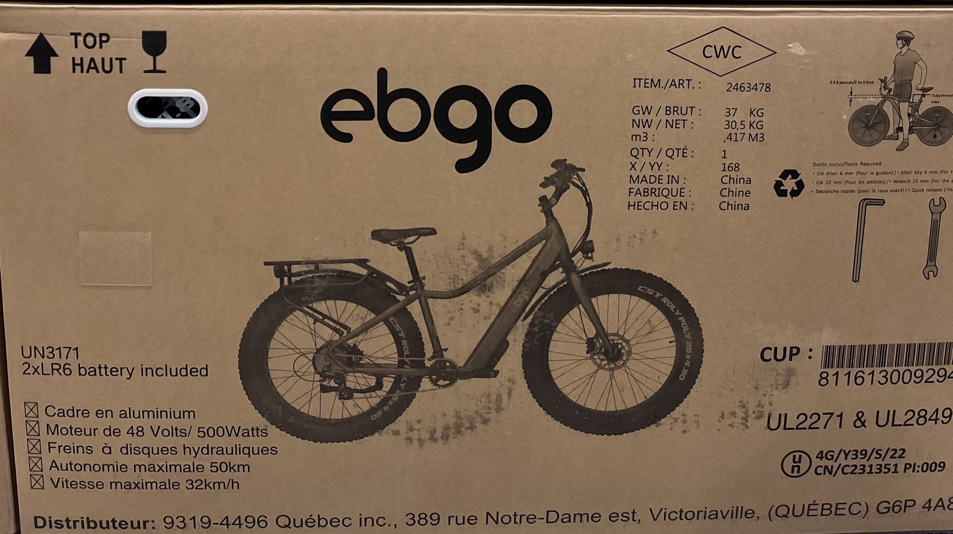 EBGO CCEF Electric Fat Bike