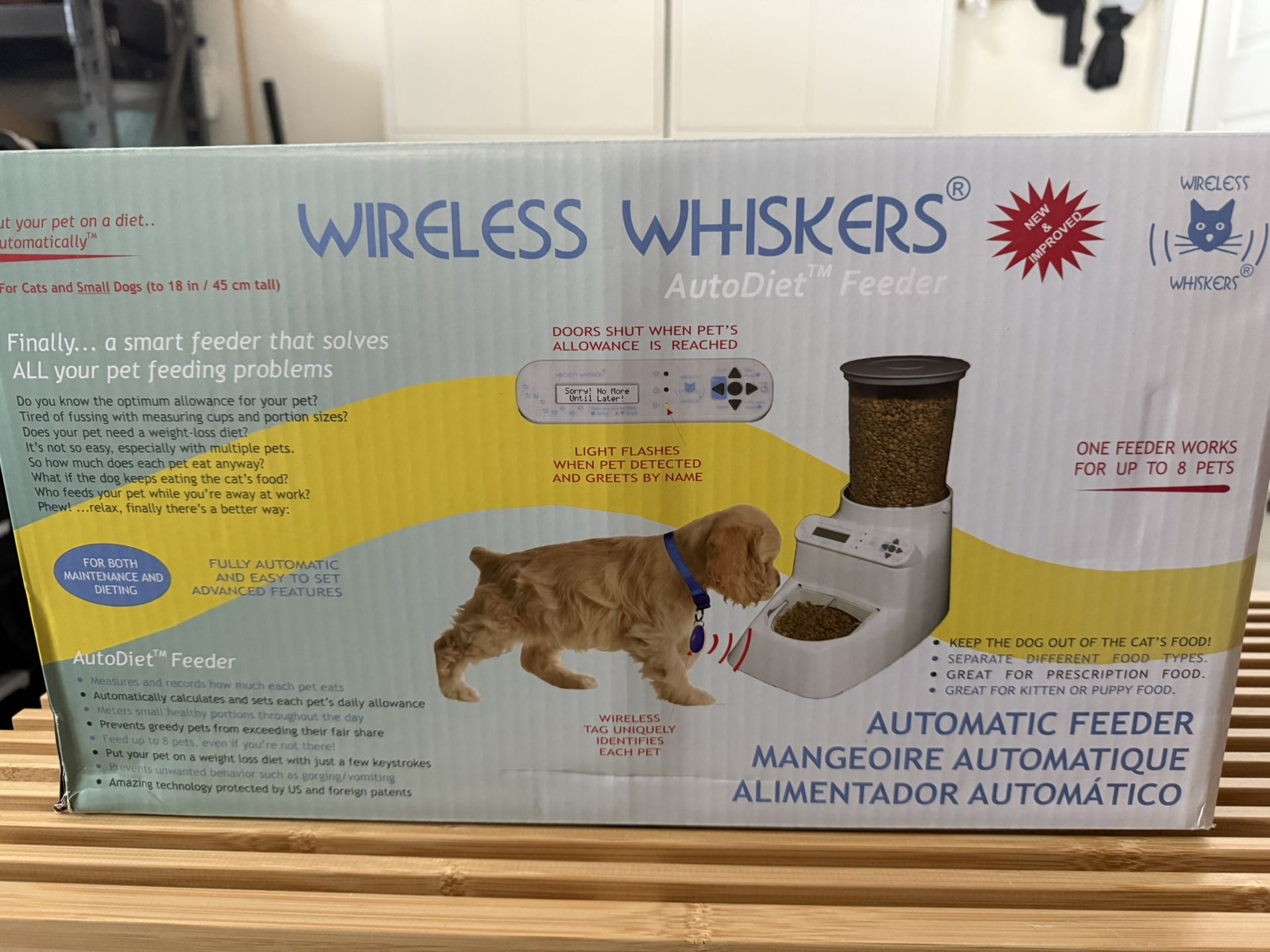 Wireless Whiskers AI Pet Feeder