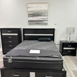 Queen Storage Bedroom Set Available For Fast Delivery 