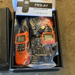 Walkie Talkie Radio Set Of 2 / 4 Sets Available 