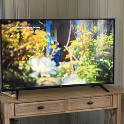 42 Inch TCL Smart Tv With Soundbar And Remote. Will Deliver. 