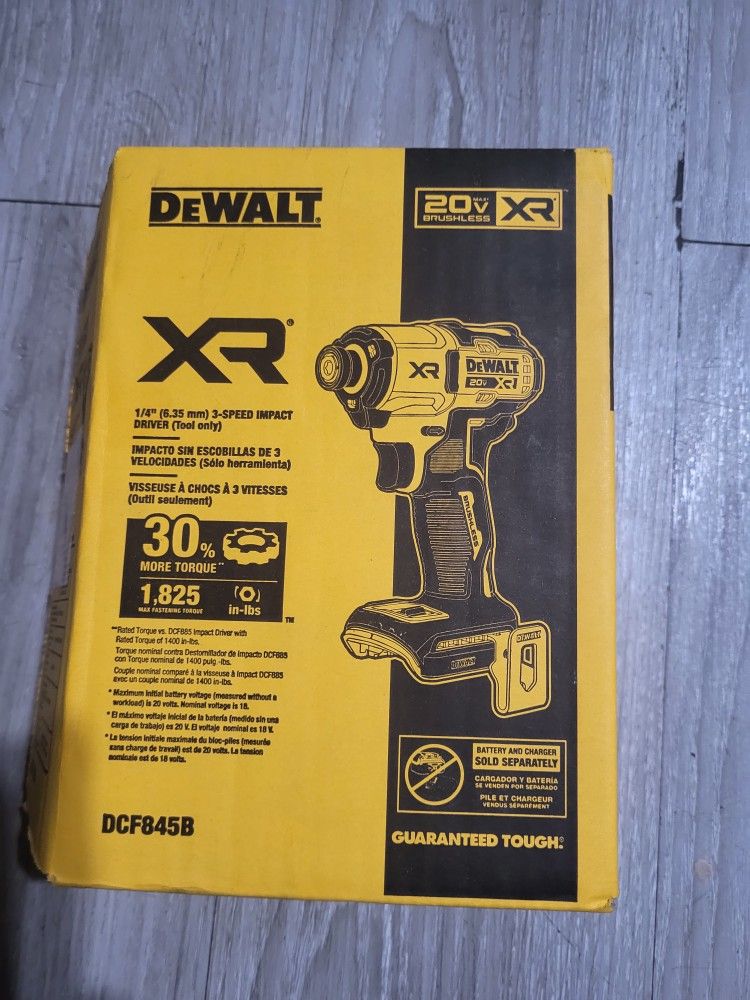 Dewalt XR Driver (Tool Only) 20vmax.
