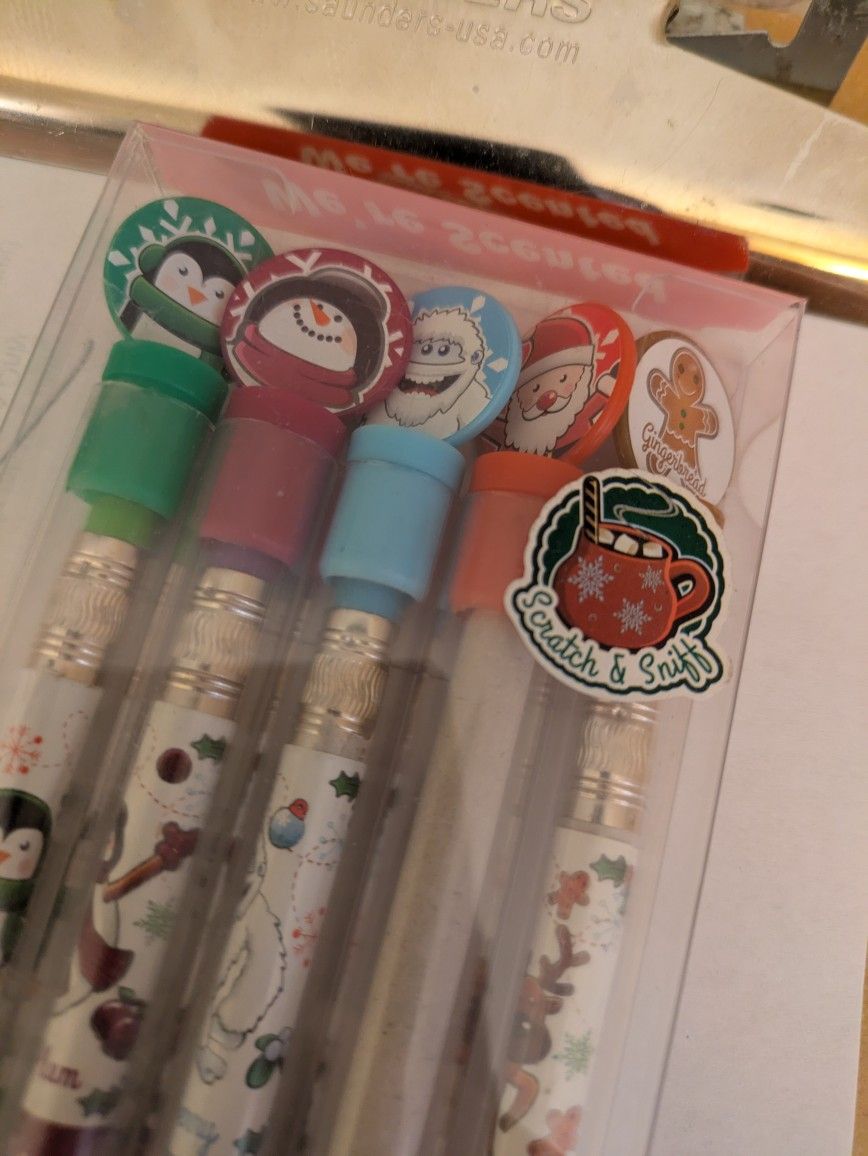 Holiday Smencils 5 Scented #2 Pencils