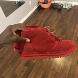 red ugg boots size 13