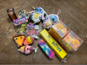 Plush toys and squishy’s