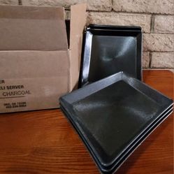 10"x10" Deli / Restaurant Serving Tray Plates / Platters