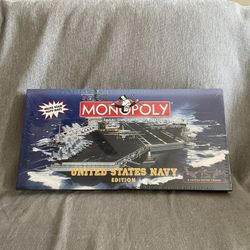 1998 Monopoly US Navy Board Game (Sealed - Never Been Used) 