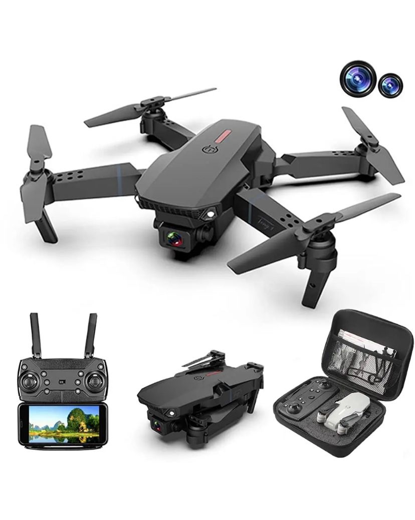 E88 hd 1000 m long distance professional mini drone with 4k dual camera and gps drones