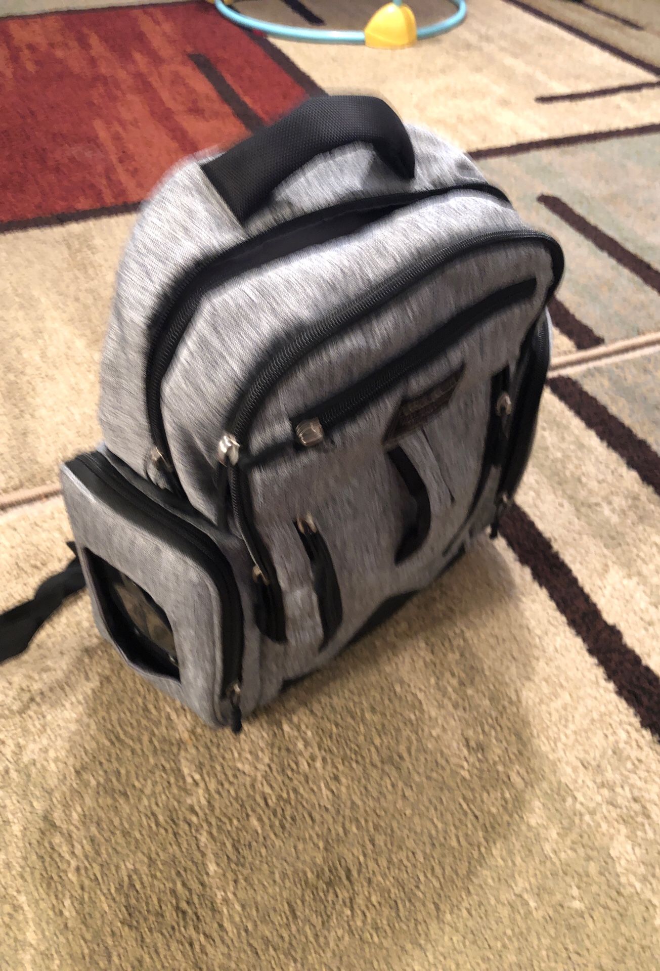 Backpack diaper bag