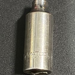 MATCO Tools BD86 1/4" Semi-Deep 6-Point 3/8" Drive Socket 