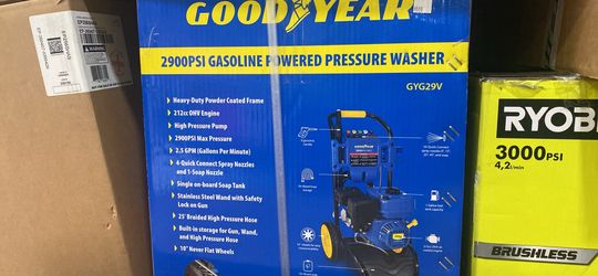 Goodyear 2900 psi pressure washer only asking $500 (financing available)