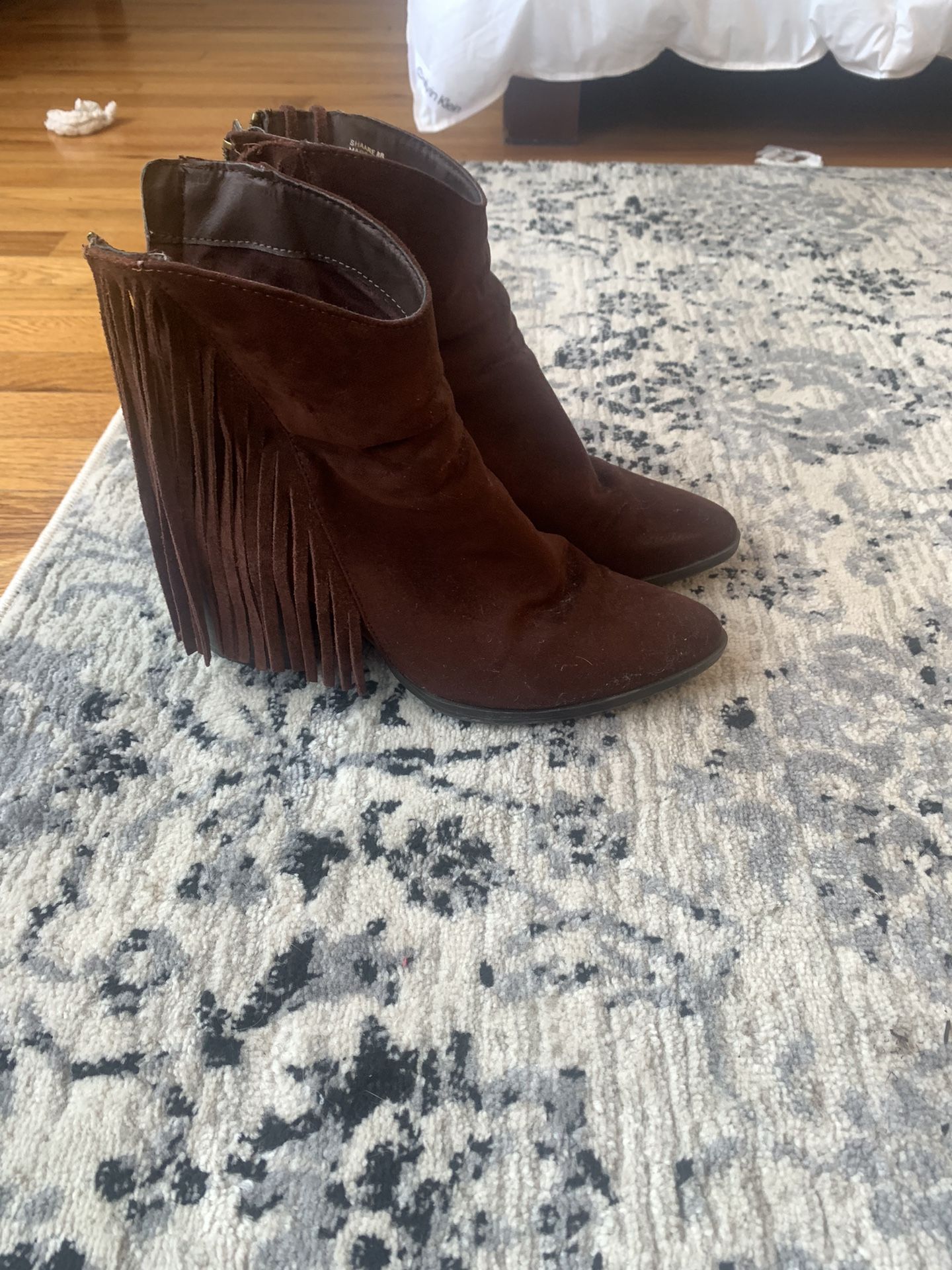 Brown Suade Boots