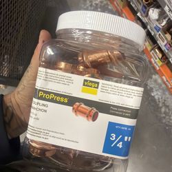 2 New Viega ProPress 3/4” Copper Couplings – 10 Pack Each