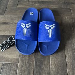 Nike Kobe Blue Slides Logo US 12 IF2870 400 Brand New/Never Worn