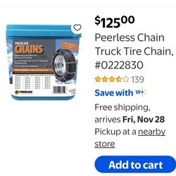 Tire Chain ⛓️ Truck