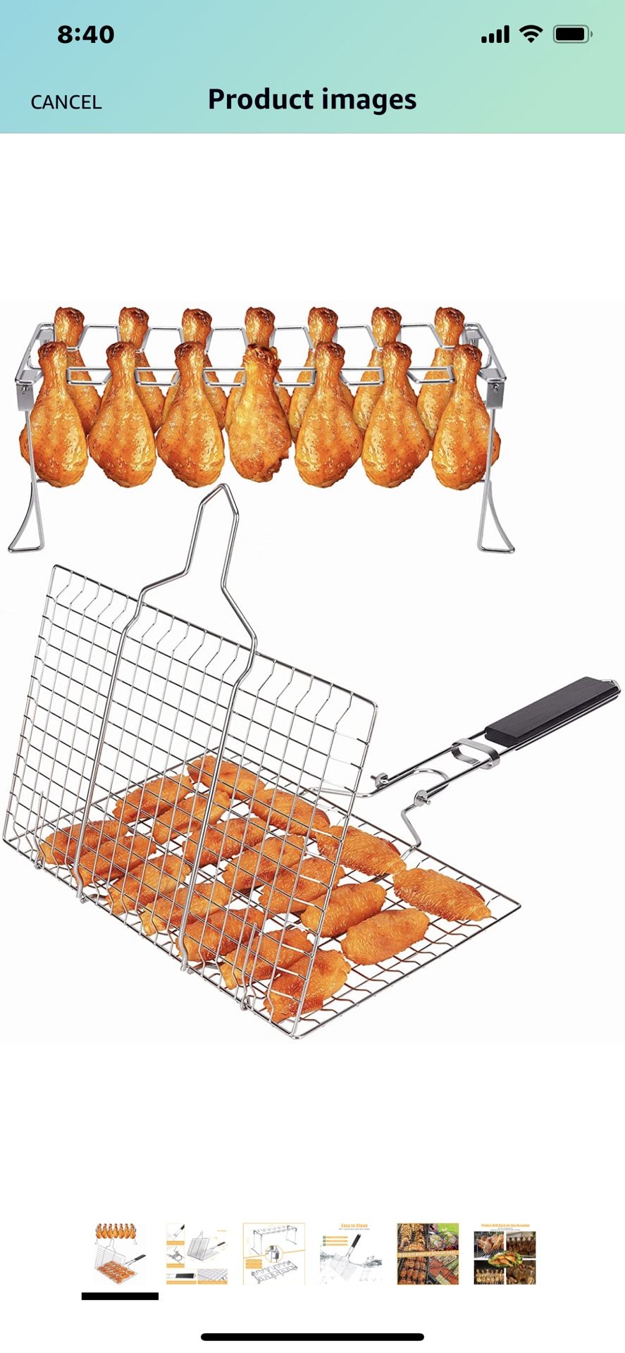 Grill Basket and Grill Rack